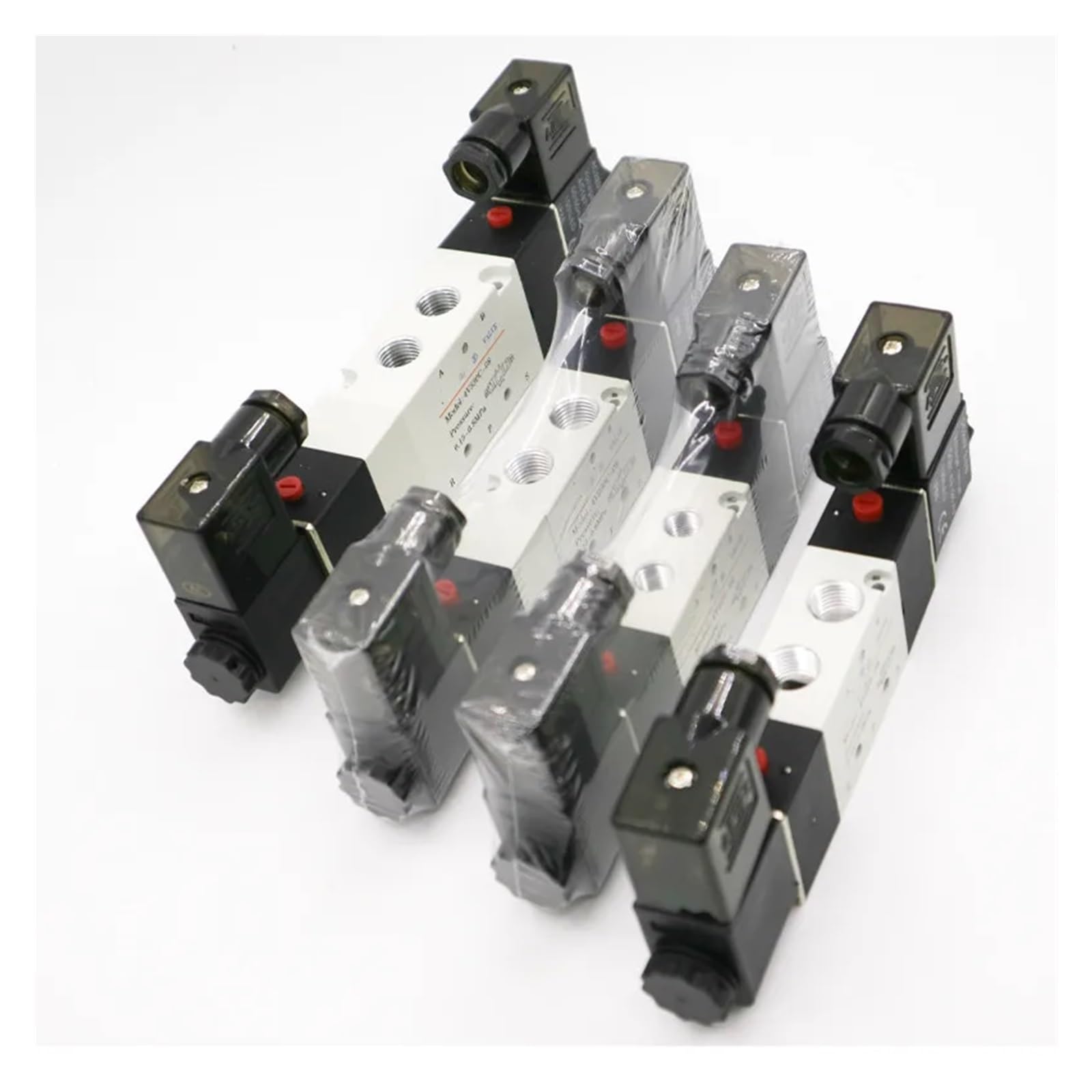 Électrovanne pneumatique pour pilotage de vérin double effet avec raccord 1/4