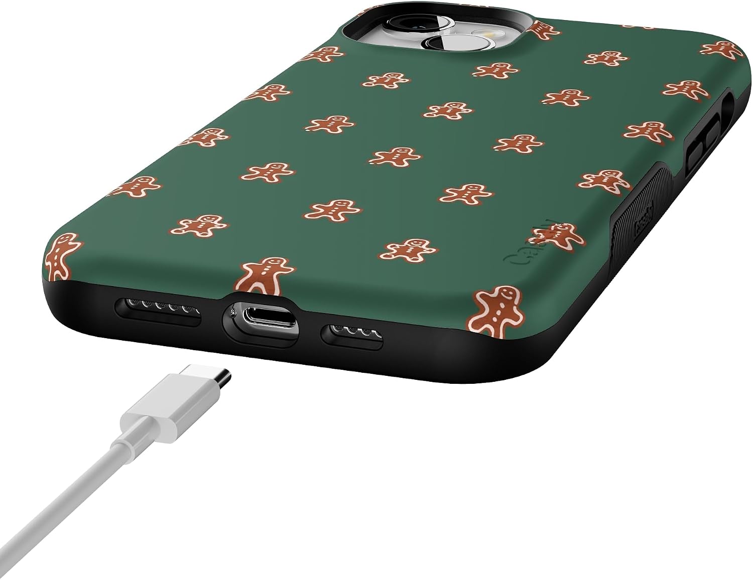 Casely iPhone 13 Mini Case | You Can't Catch Me | Gingerbread Man | Bold Protective Design | MagSafe Compatible Design