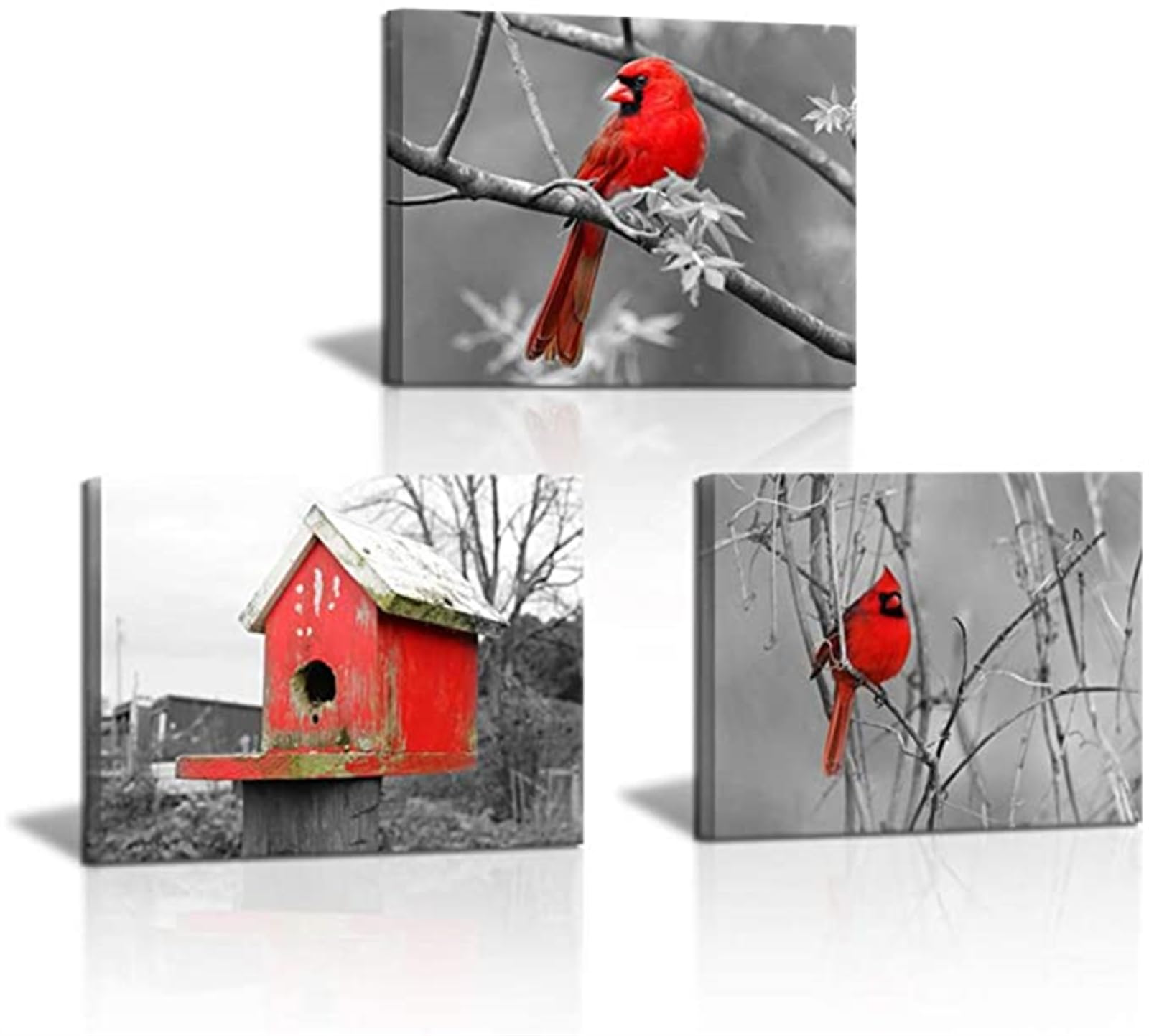 Diamond Painting Weihnachten Set - Wintervögel DIY Diamantbild Für Erwachsene