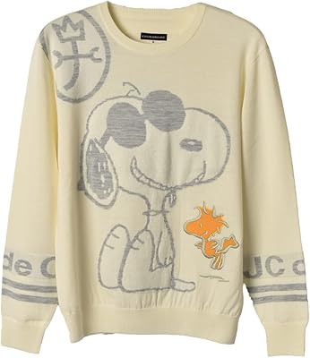 男性に人気! スヌーピーカステルバジャックサマーセーター ニット