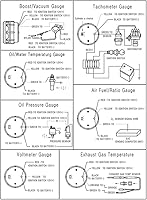 Vista 7 de ESUPPORT - Kit de medidor de presión de aceite para coche universal de 52 mm, con indicador de presión, luz LED blanca, pantalla digital, electrónico