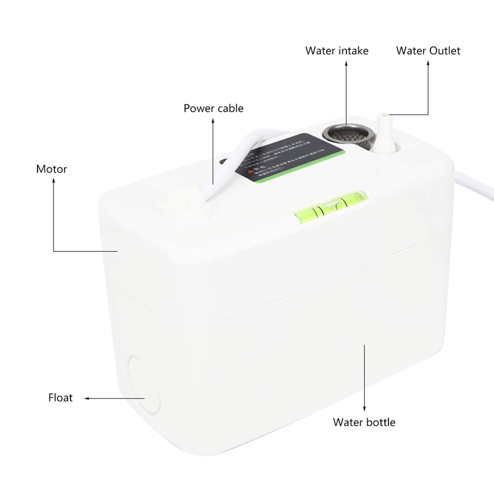 Pompa Scarico Condizionatore 220V/50HZ - Doppio Strato Ultra Silenziosa, Con Galleggiante Integrato - Per AC Split - Foto 11
