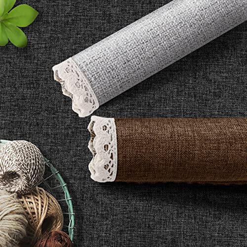 Joywell Luxury Armrest Cover For European Sofa Anti-Slip Recliner Armchair Slipcover For Living Room Couch Thick Linen Loveseat Sofa Arm Protector For Pets, Cats, Set Of 2, Light Grey #TOP5