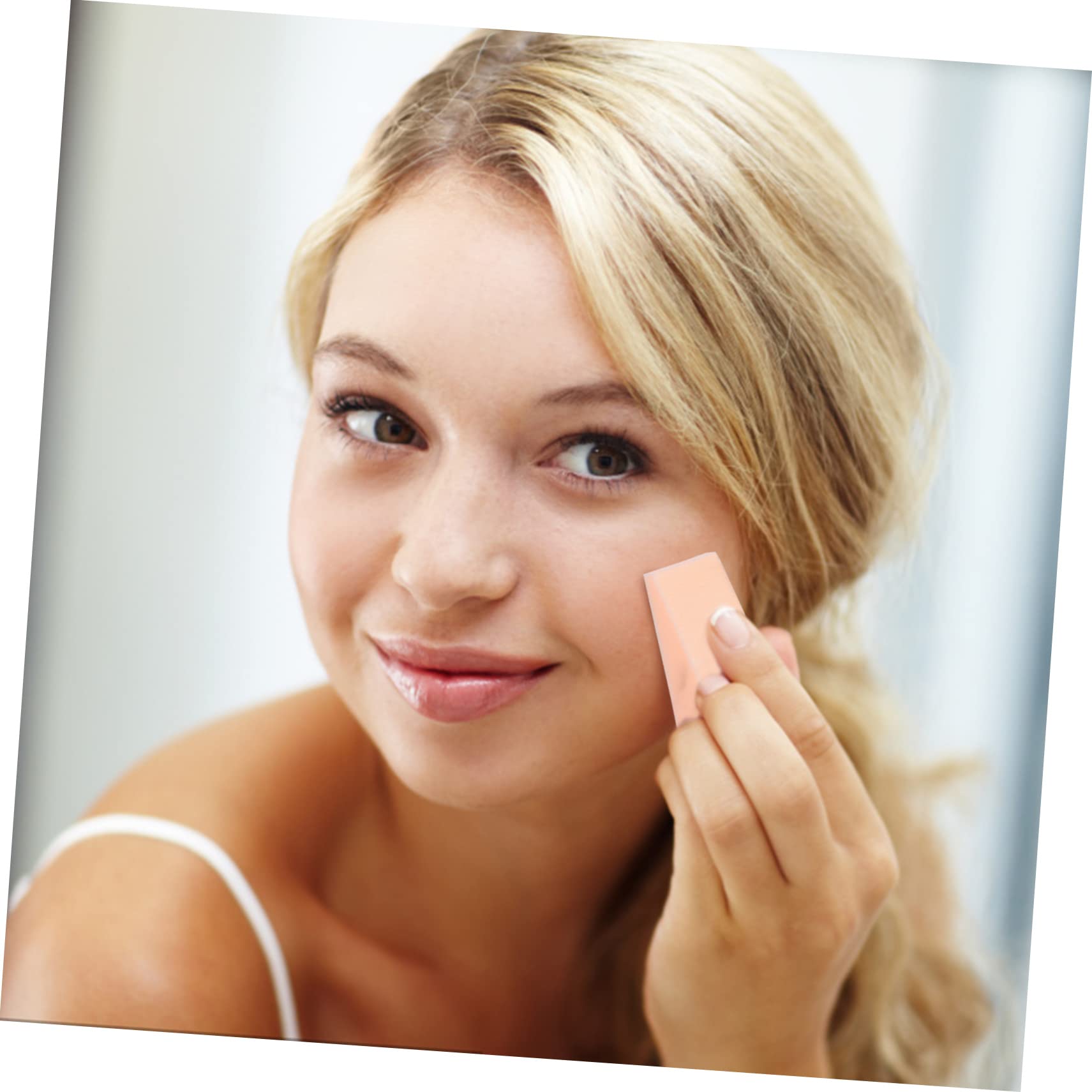 Beavorty 288piezas Esponjas De Maquillaje De Esponjas Triangulares Para Base Líquida Polvo y Crema Aplicadores Suaves y Amigables La Piel Para Cosméticos y Manicura
