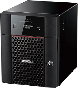 BUFFALO TeraStation Essentials 2025 4-Bay Desktop NAS 16TB with Hard Drives Included