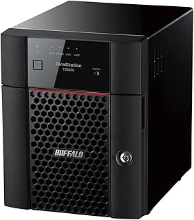 BUFFALO TeraStation 3430DN 4베이 32TB (4x8TB) 데스크탑 소형 중형 비즈니스 NAS 하드 드라이브 포함