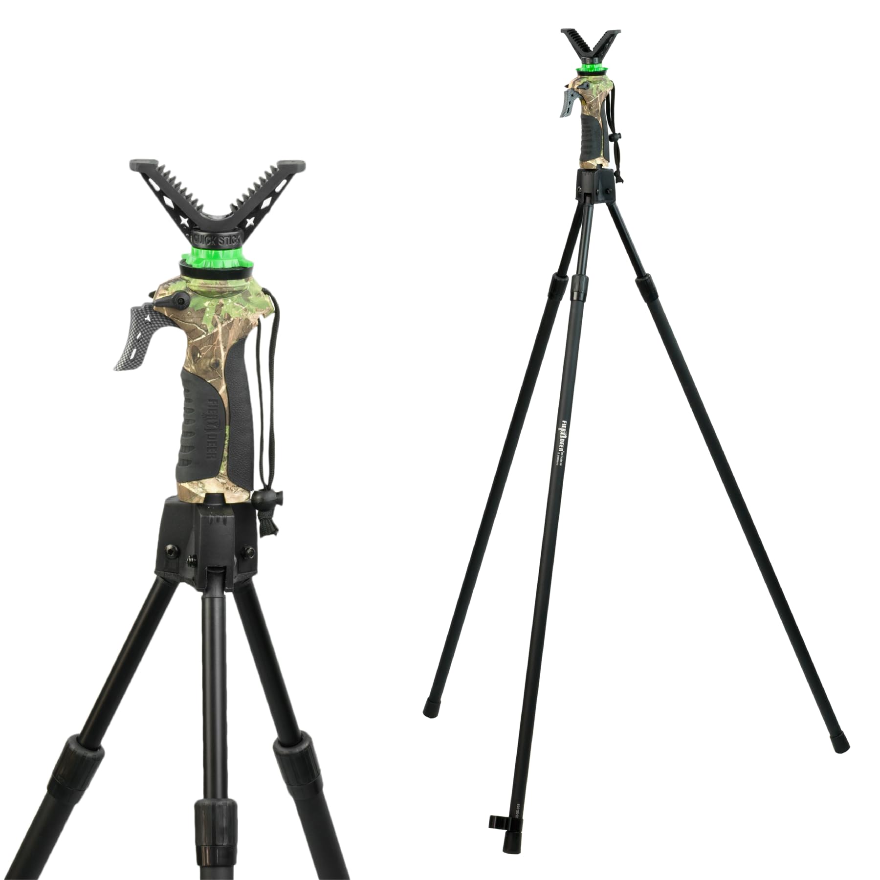 KCT Fiery Deer GEN 3 Outdoor Tripod Shooting Stick Adjustable Hunting Blind Support Camera Rifle Rest