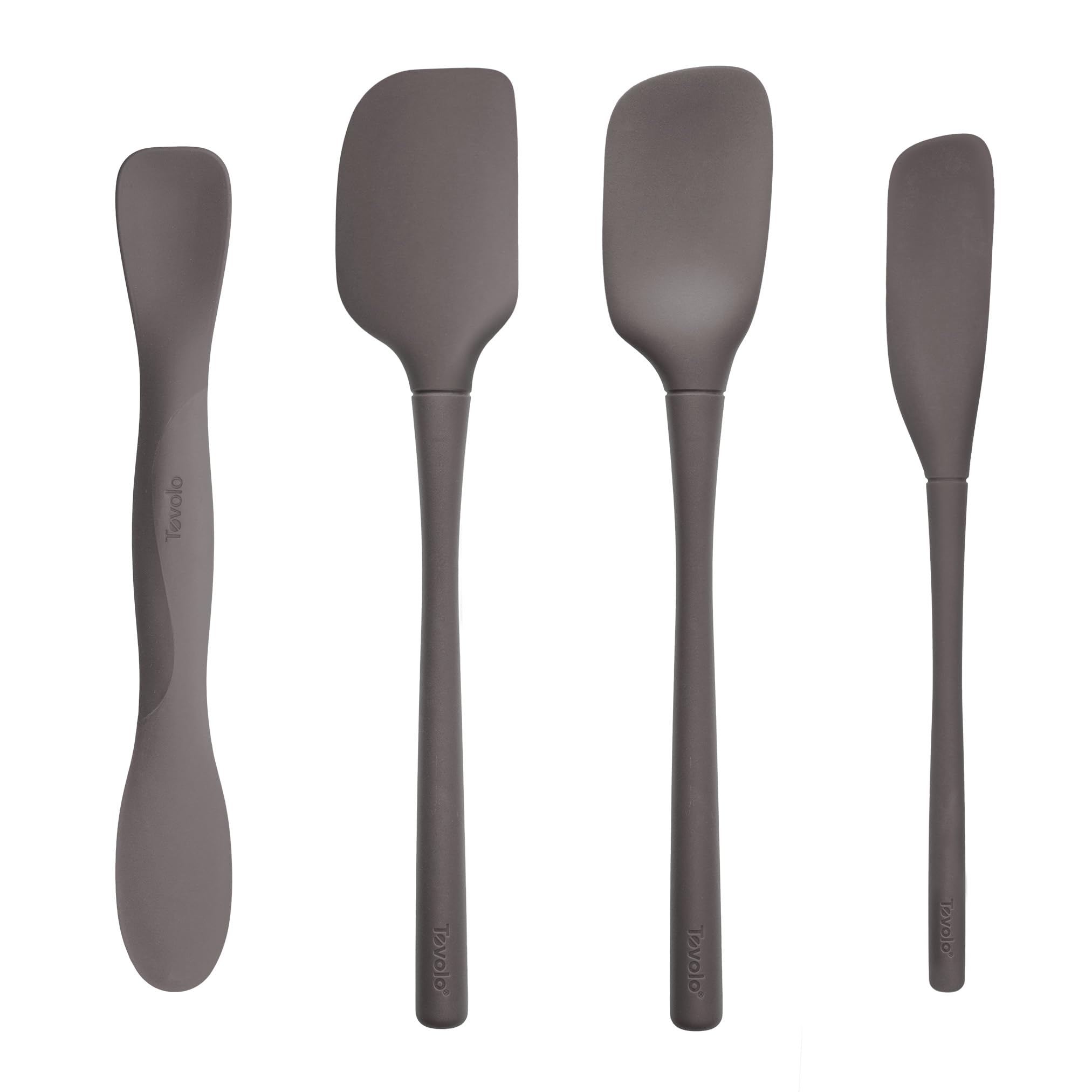 Tovolo Set di 4 utensili in silicone, colore: carbone