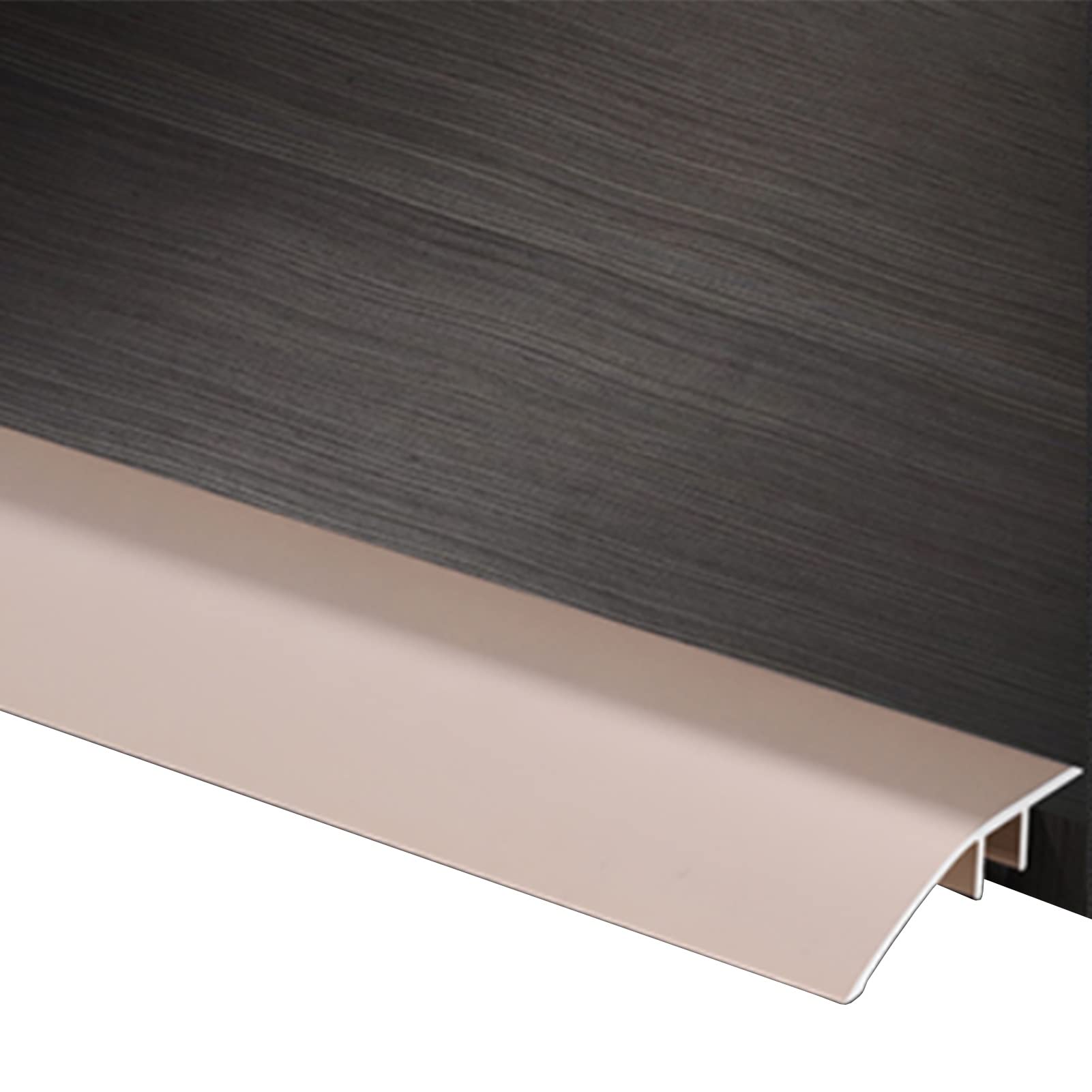 Bordi per pavimenti in marmo Listelli di transizione for pavimenti in laminato, da legno a piastrelle, soglia di transizione liscia in metallo