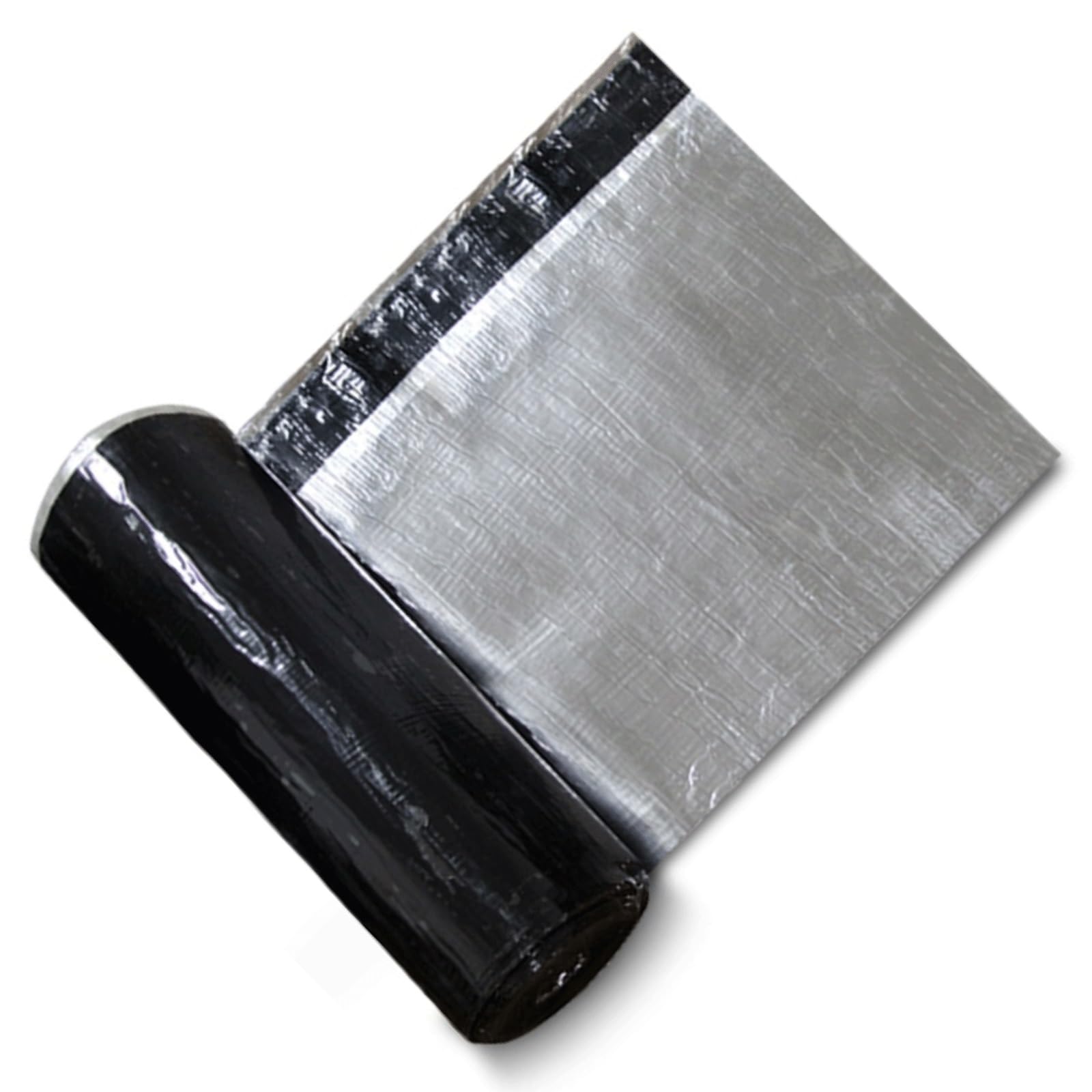 Dachpappe Selbstklebend, Selbstklebende Dachfolie Dachbahn, Gartenhäuser Dachabdichtung Bitumen, Dachfolie Aluminium selbstklebende Folie, für Flachdachhäuser,Gartenhaus Dach, Metalldachbahn ( Size :