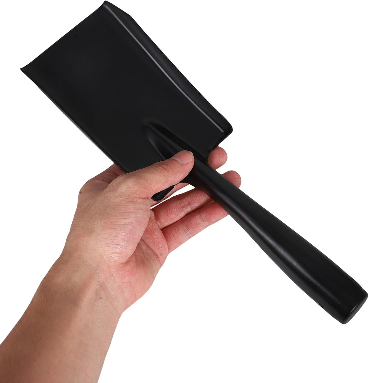 Fireplace Ash Shovel and Charcoal Scoop, 2pcs Manganese Steel Wood Burning Shovel Set for Fire Pit and BBQ Grill Cleaning Tools