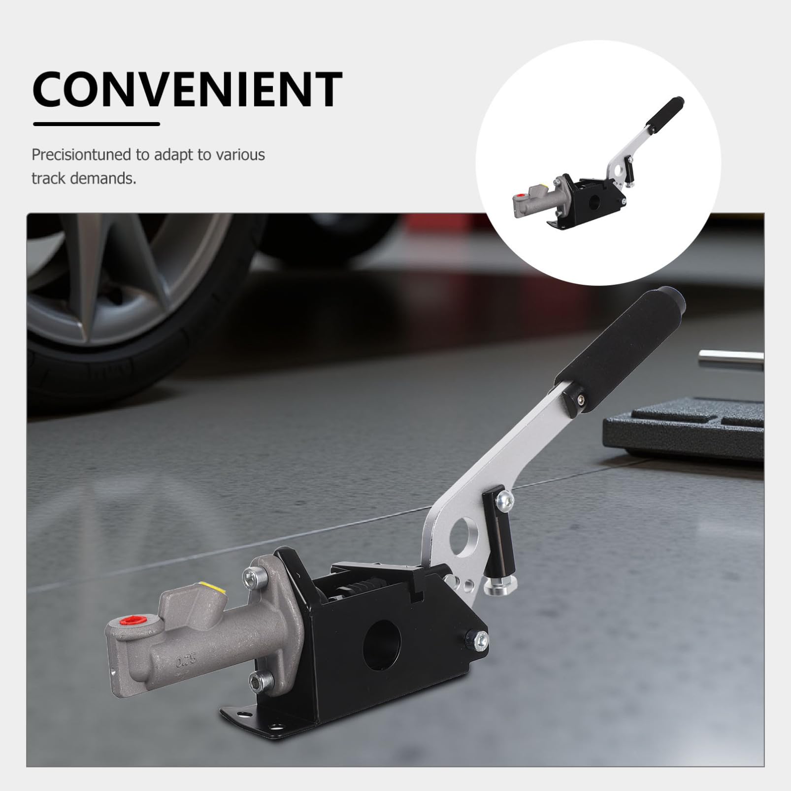 Palanca de Freno Hidráulico de Mano para Coche de Competición y Drift, con Sistema Hidráulico y Material de Aleación de Aluminio Negro Resistente Color Aleatorio