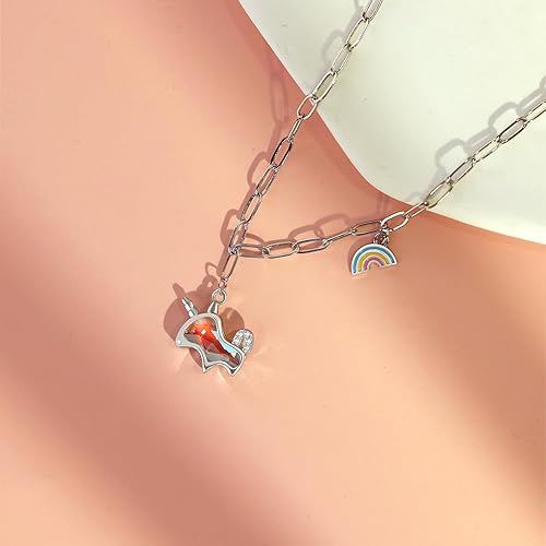 Miniatura 5 de Vignor Juego de caja de regalo de rosas con diseño de unicornio rosa, flores artificiales para siempre, para novia, niños, hija, Navidad, San