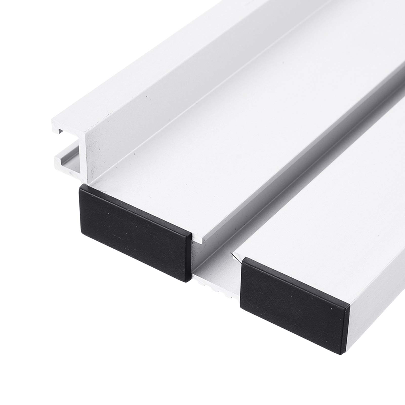 Zebery Gabarit de rail à onglet en T en aluminium pour travail du bois et bricolage