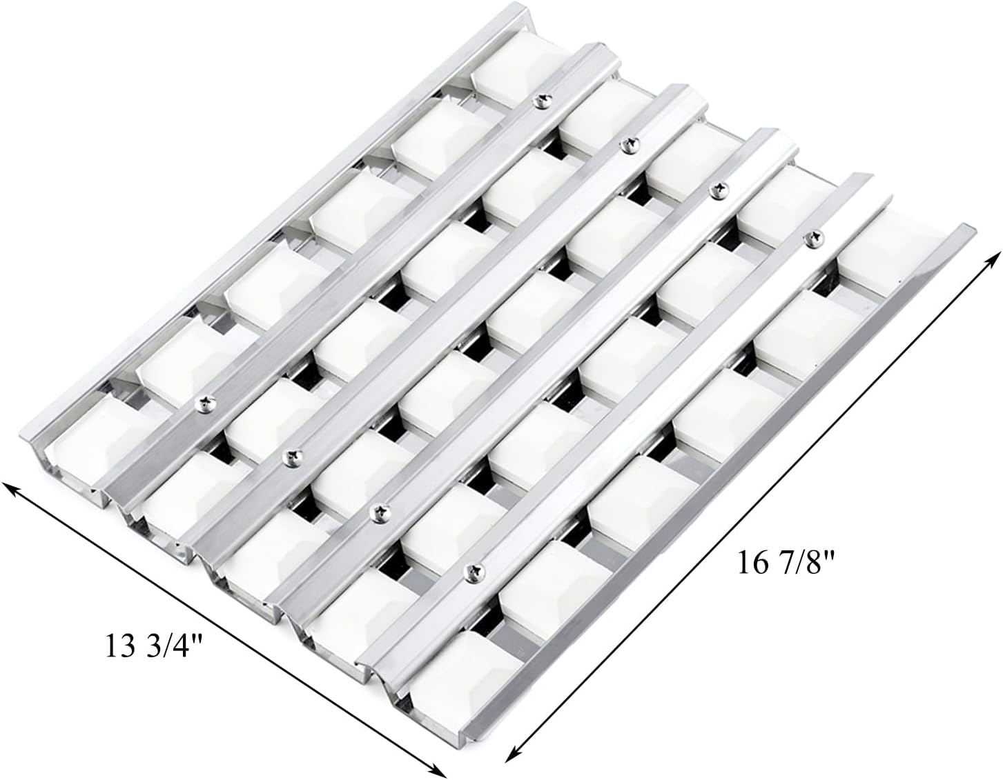 510-1024 Briquette Tray Replacement Parts for Alfresco 26” 36” Eagle Series Grill Replacement Parts AAEP26 AAEP36 ARTP36 Heat Plates Alfresco Grill Briquettes Parts Stainless Steel Heat Tents Tray