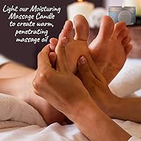 Vista 6 de Victoria's Lavender Victoria's Lavender - Vela de masaje de vainilla y lavanda, vela de aromaterapia que se convierte en aceite de masaje