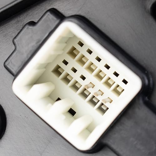 Vista 4 de TRQ Conjunto de espejo lateral del pasajero, ajuste eléctrico, sin calefacción, sin memoria, negro compatible con Kia Sportage KI1321148 2011-2016