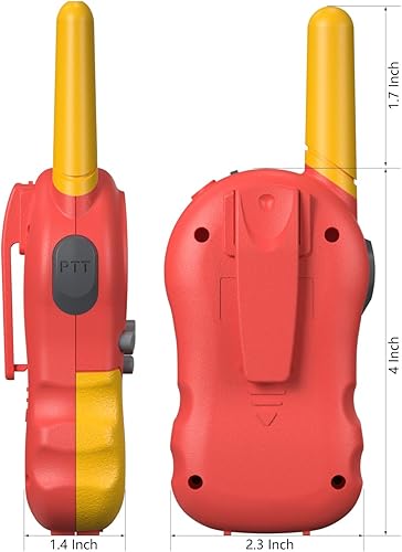 Miniatura 8 de FOREDOM Walkie Talkies recargables para niños Walkie Talkies de largo alcance para niños y niñas de 3 a 12 años de edad, juguetes de cumpleaños,