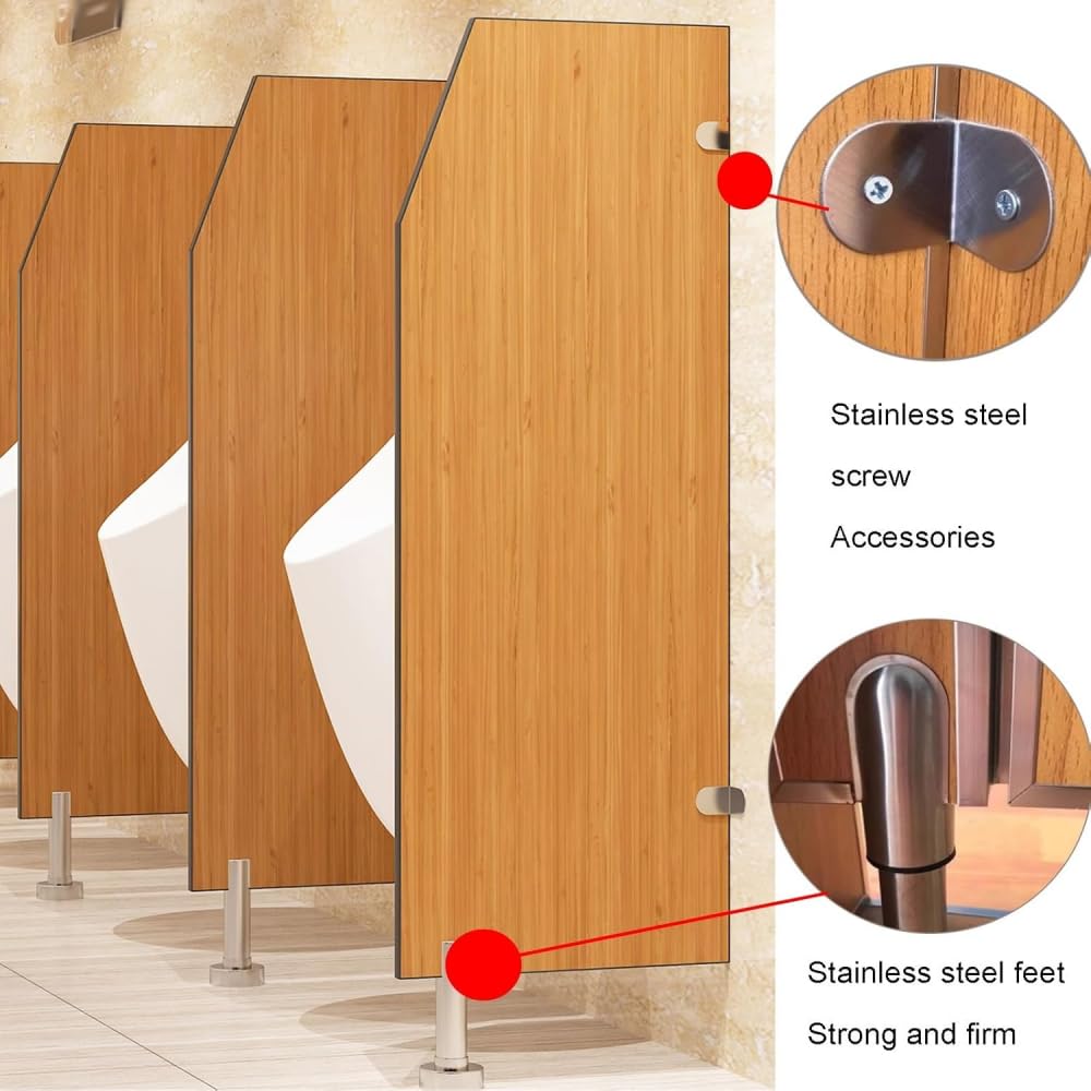 Divisorio divisorio per stalla del bagno per servizi igienici pubblici Parete Schermo di privacy per orinatoio per centri commerciali e luoghi pubblici