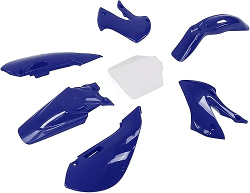 Miniatura 4 de Aramox Kit de carenado de motocicleta de 7 piezas, kit de carenado de plástico ABS para motocross, juego de carenado de trabajo corporal, repuesto