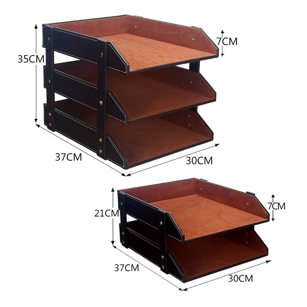 Mobile Archivio - Portadocumenti, 2/3 Ripiani Portadocumenti da Pavimento, Cornice per Dati A4, Scatola Di Archiviazione, Portariviste, Scaffale per Finitura, Libreria, Studio/a/30X37X21Cm
