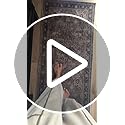 3x8 Washable Brown Vintage Runner Rug for Kitchen Hallway Non-Slip Low Pile Soft Thin Carpet Traditional Retro Distressed Accent Long Throw Rug for Entryway Bathroom Indoor Bedroom