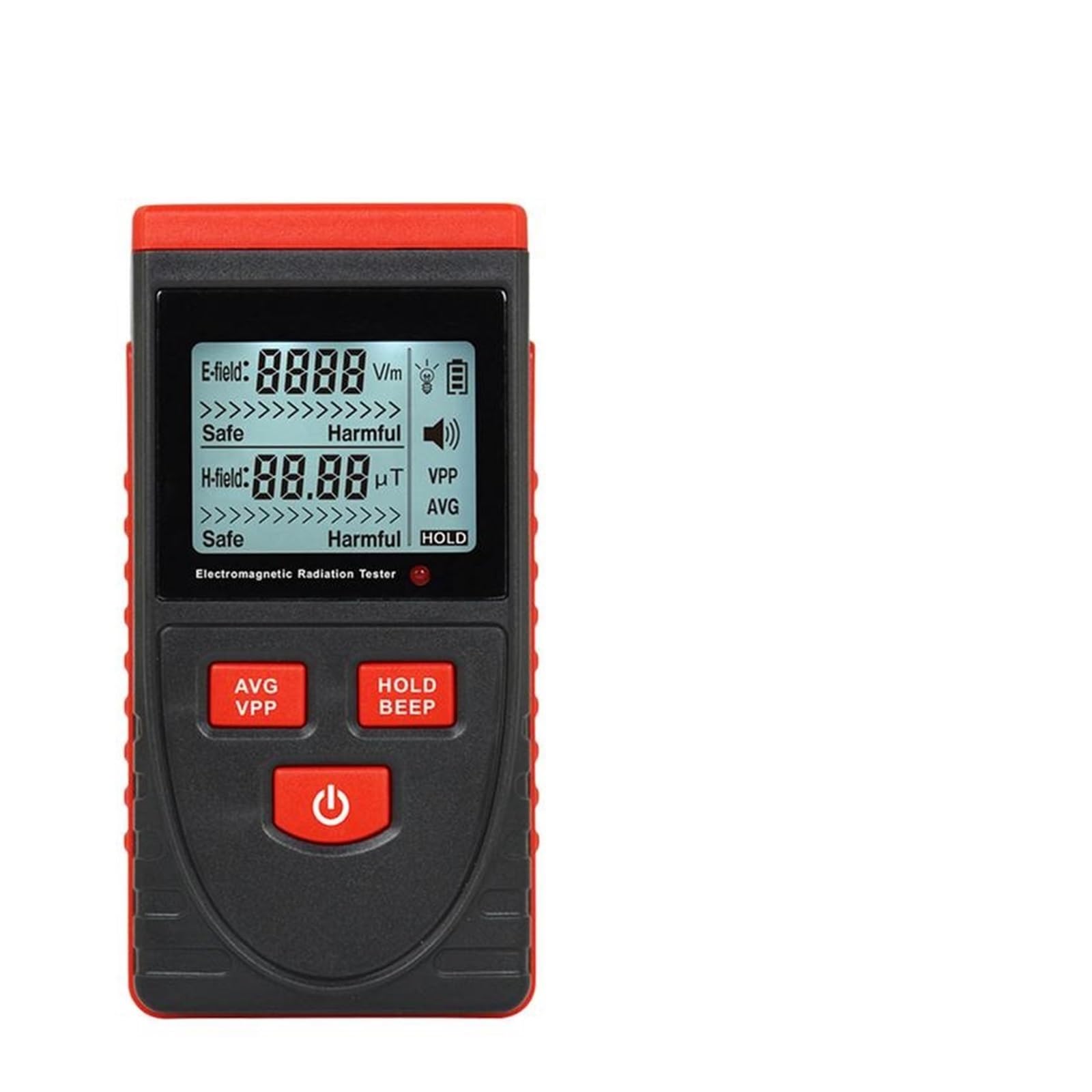 Misuratore EMF digitale Misuratore EMF portatile LCD Misuratore EMF digitale Attrezzatura for la caccia ai fantasmi Attrezzatura paranormale for l'emissione di campo magnetico elettrico per le ispezio