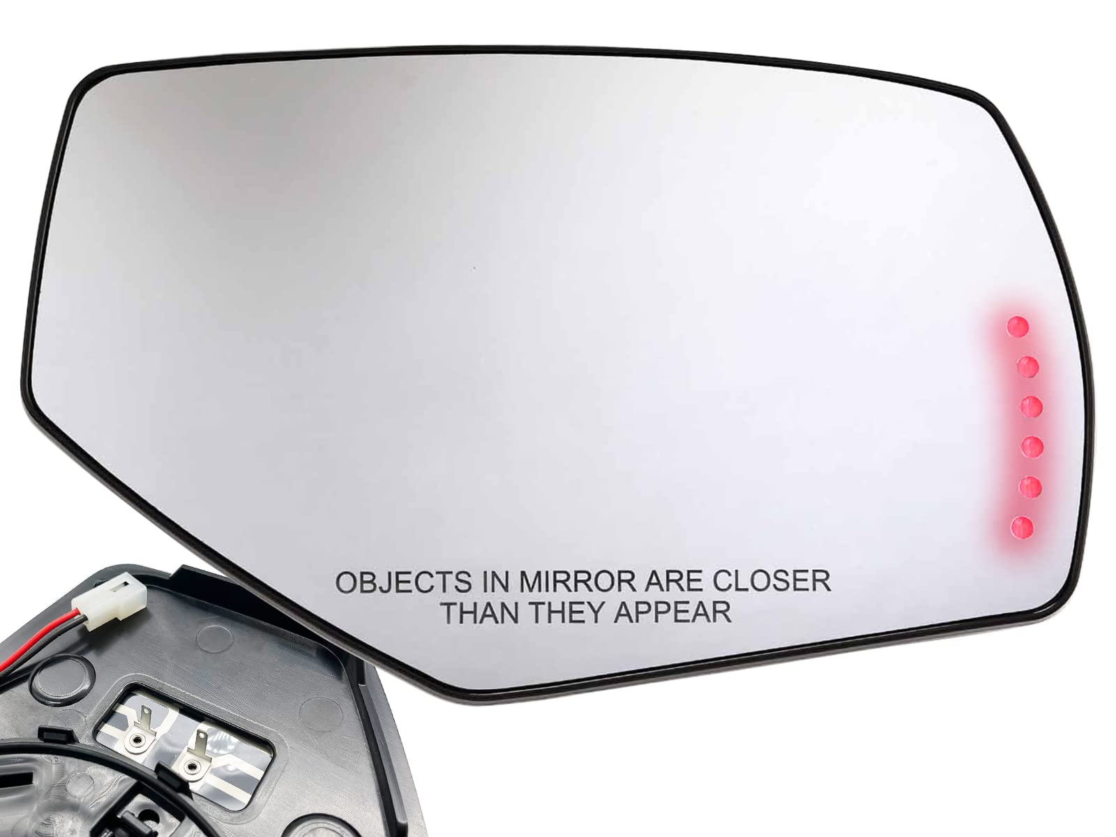 Amazon.com: APA Replacement for Mirror Glass Power Heated with  