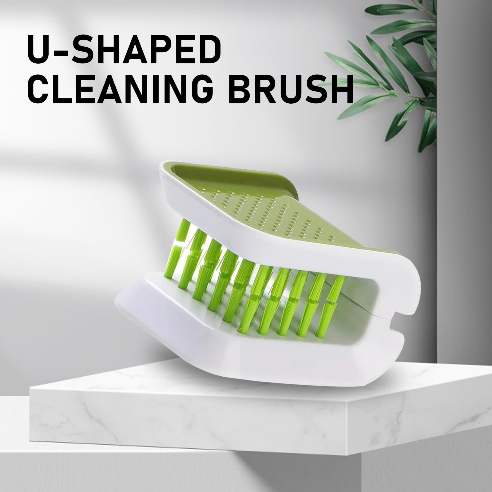 AWGUKA 2-Pack Car Seat Belt Cleaning Brush - U-Shaped Foldable Brush With Anti-Slip Handle - View #4