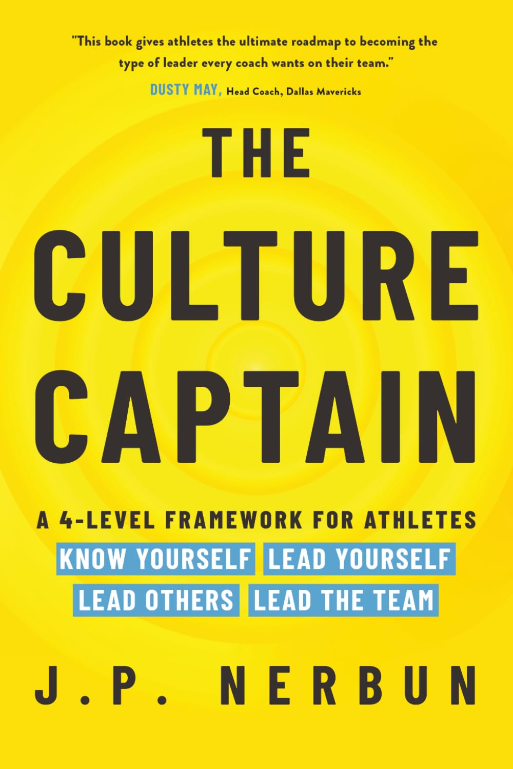 The Culture Captain: A 4-Level Framework for Athletes: Know Yourself, Lead Yourself, Lead Others, Lead the Team