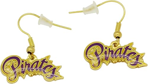 Miniatura 31 de aminco NCAA - Aretes colgantes unisex para adultos con logotipo de la NCAA North Carolina Tar Heels