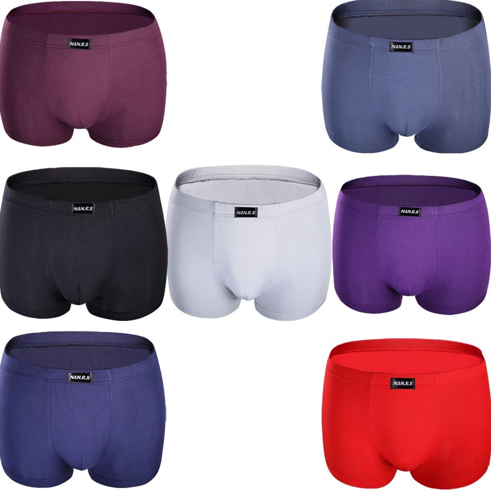 KissAir(TM) Men's 7-Pack Breathe Underwear Stretch Boxer Brief