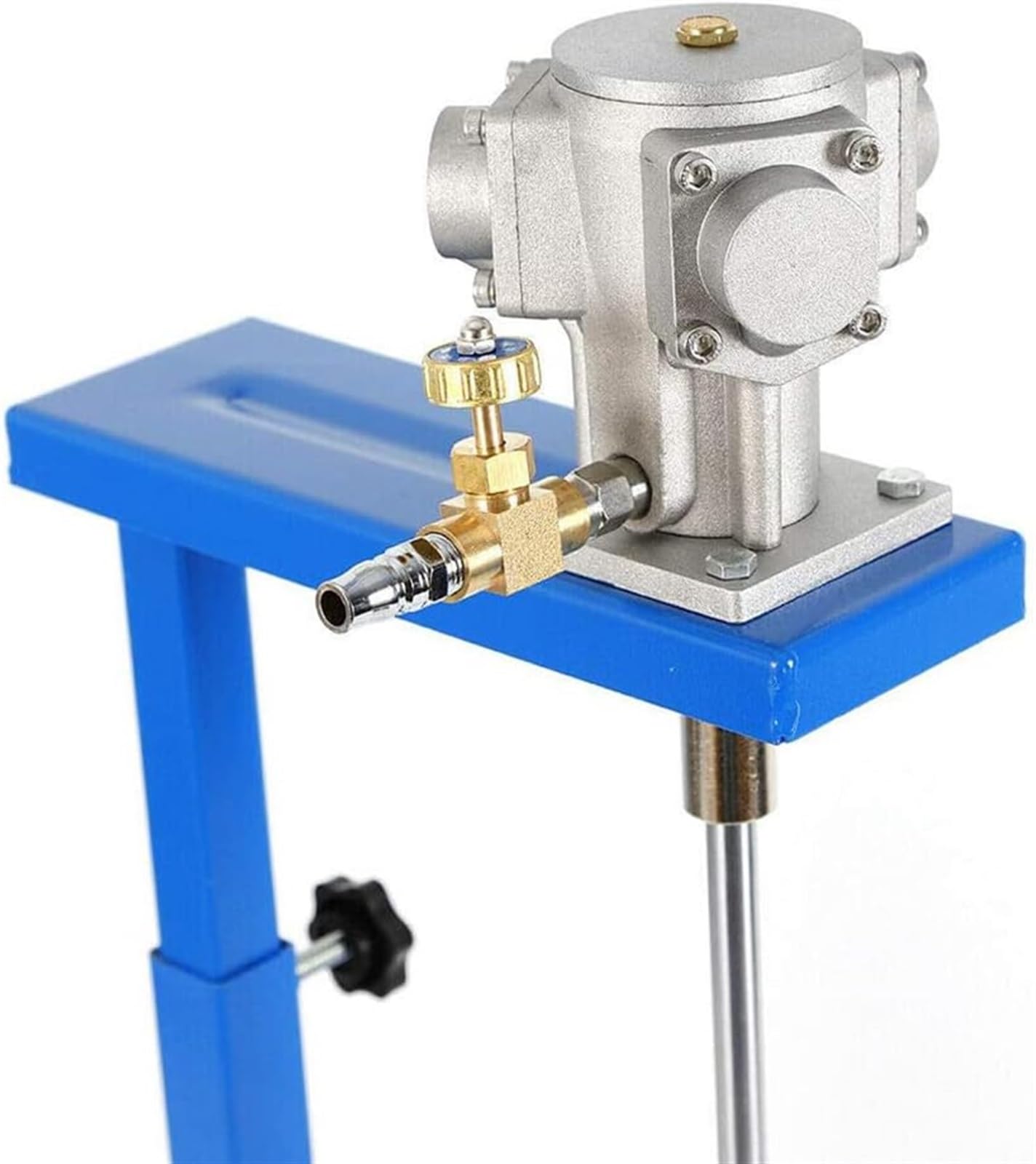 Miscelatore Pneumatico per Vernice Spray per Trapano da 5 galloni con Supporto, Supporto per Miscelatore Pneumatico, Serbatoio, Fusto, Macchina miscelatrice per Vernice, inch