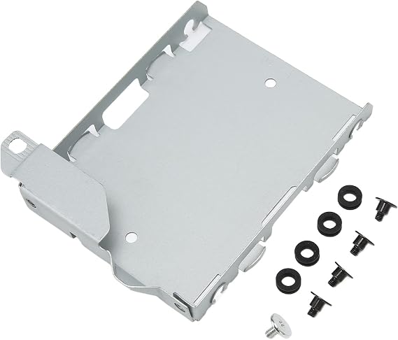 Hard Disk Bracket, Durable Metal HDD Mounting Tray with Heat Dissipation for 1100 Game Console Silver