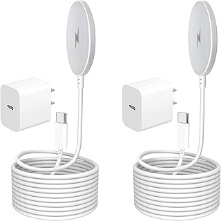 Mag_Safe Magnetic Wireless Charger for iPhone 16 15, Fast Charging for Apple MagSafe Charger, 15W, 6ft Wireless Pad Cable Price In India