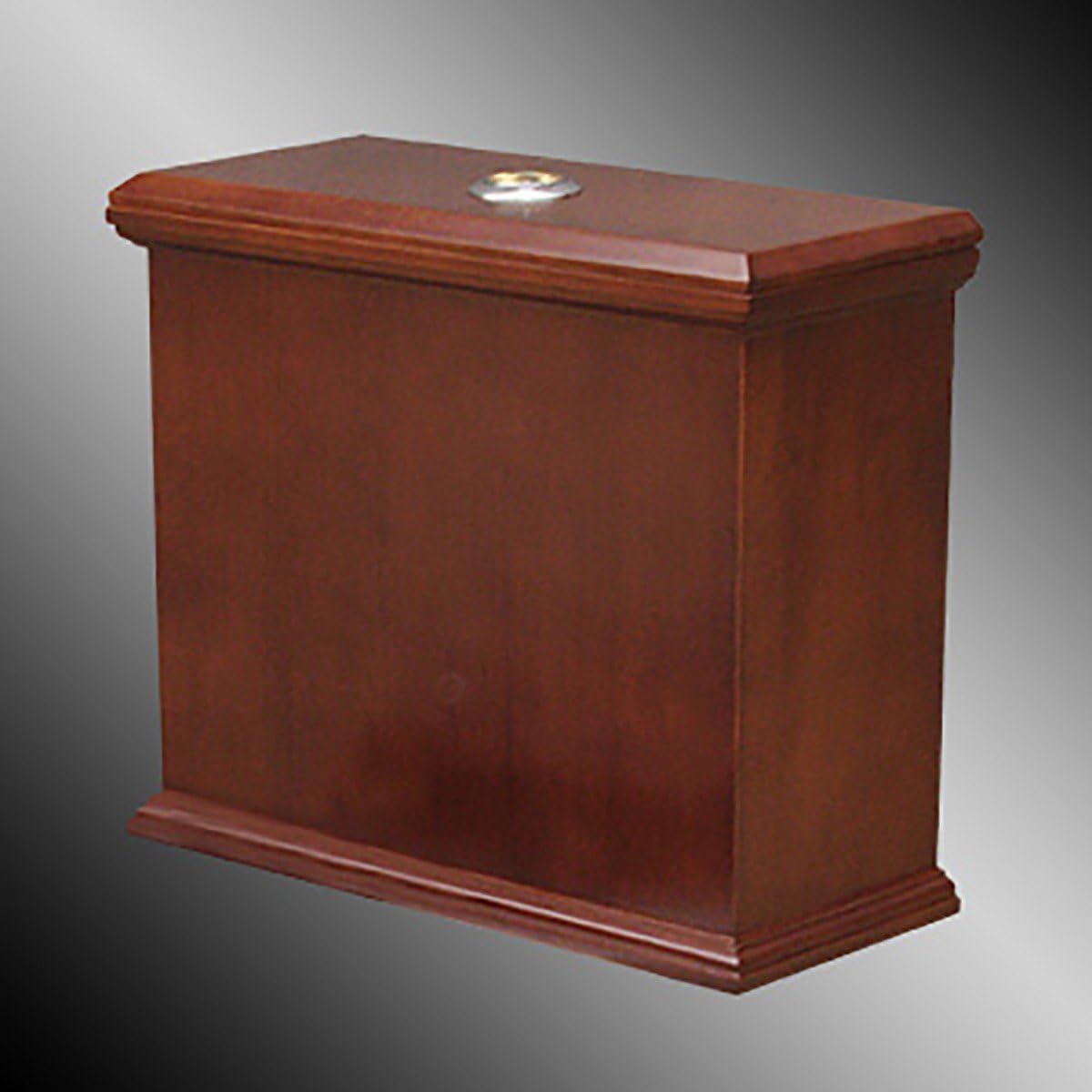 Toilet Part Dark Oak Hardwood Lowboy Flat Tank Only | Renovator's Supply
