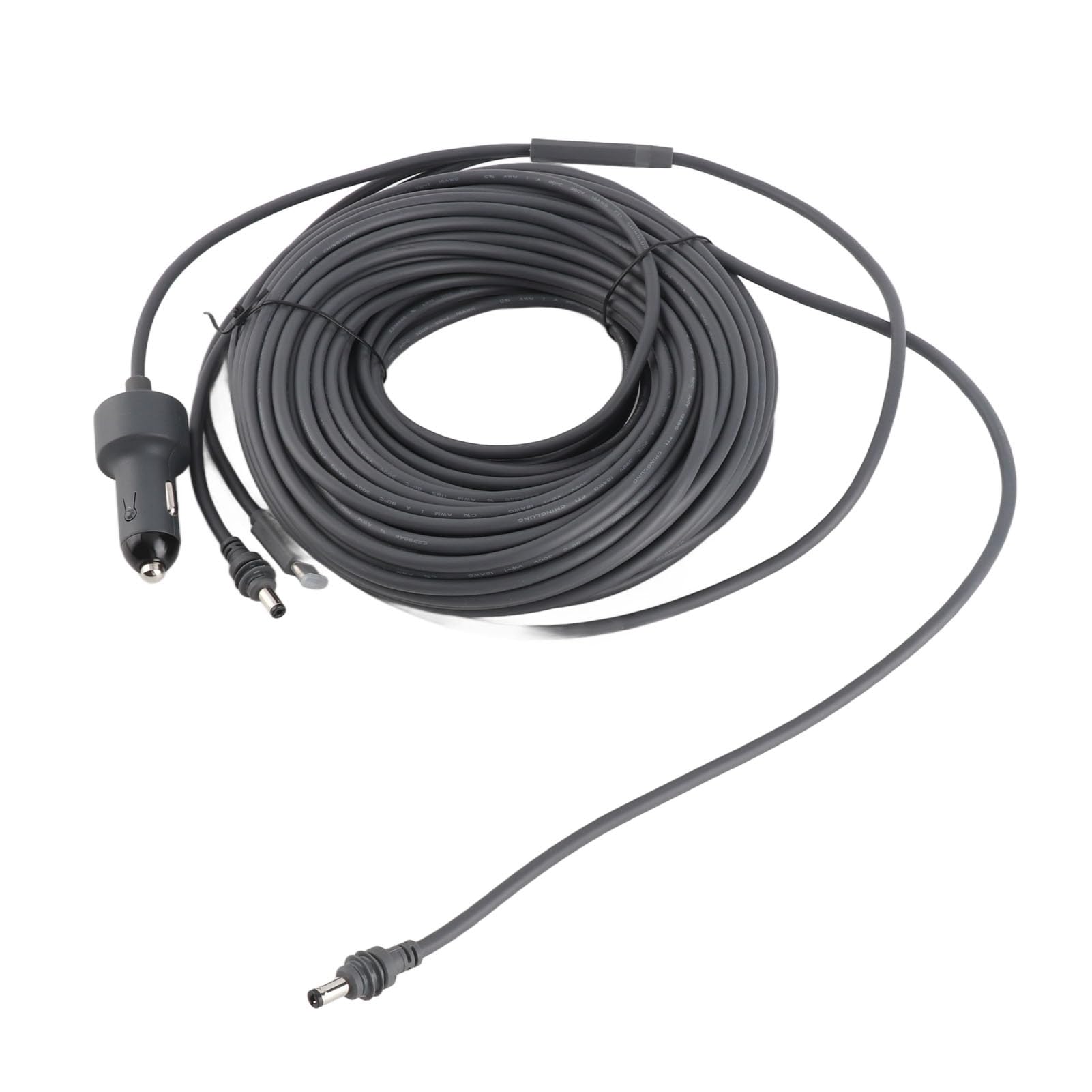 Cavo Adattatore CC Durevole 3 in 1 con Porta per Caricabatteria da Auto, Flessibile e Portatile per Mini Dispositivo Satellitare (#6)