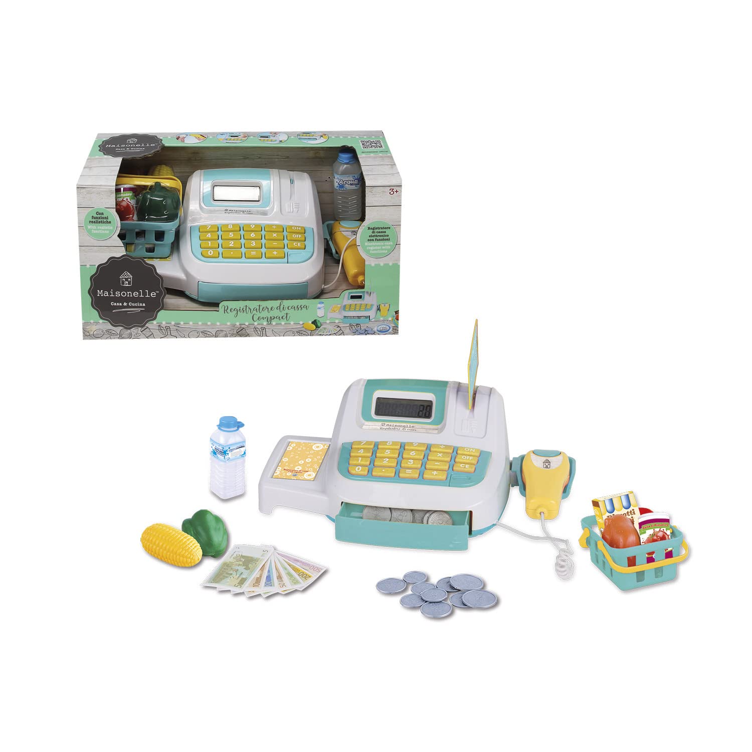 ODS 44081 Maisonelle, Cash register with scanner, calculator function, sounds and accessories