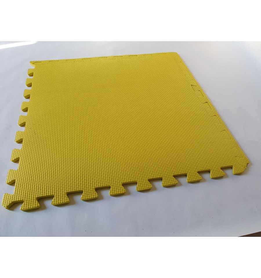 MUGAR- Esterilla Puzle para Suelos de Gimnasio y Fitness | Set de Protección de Goma Espuma de 4 losas de 60x60x1cm