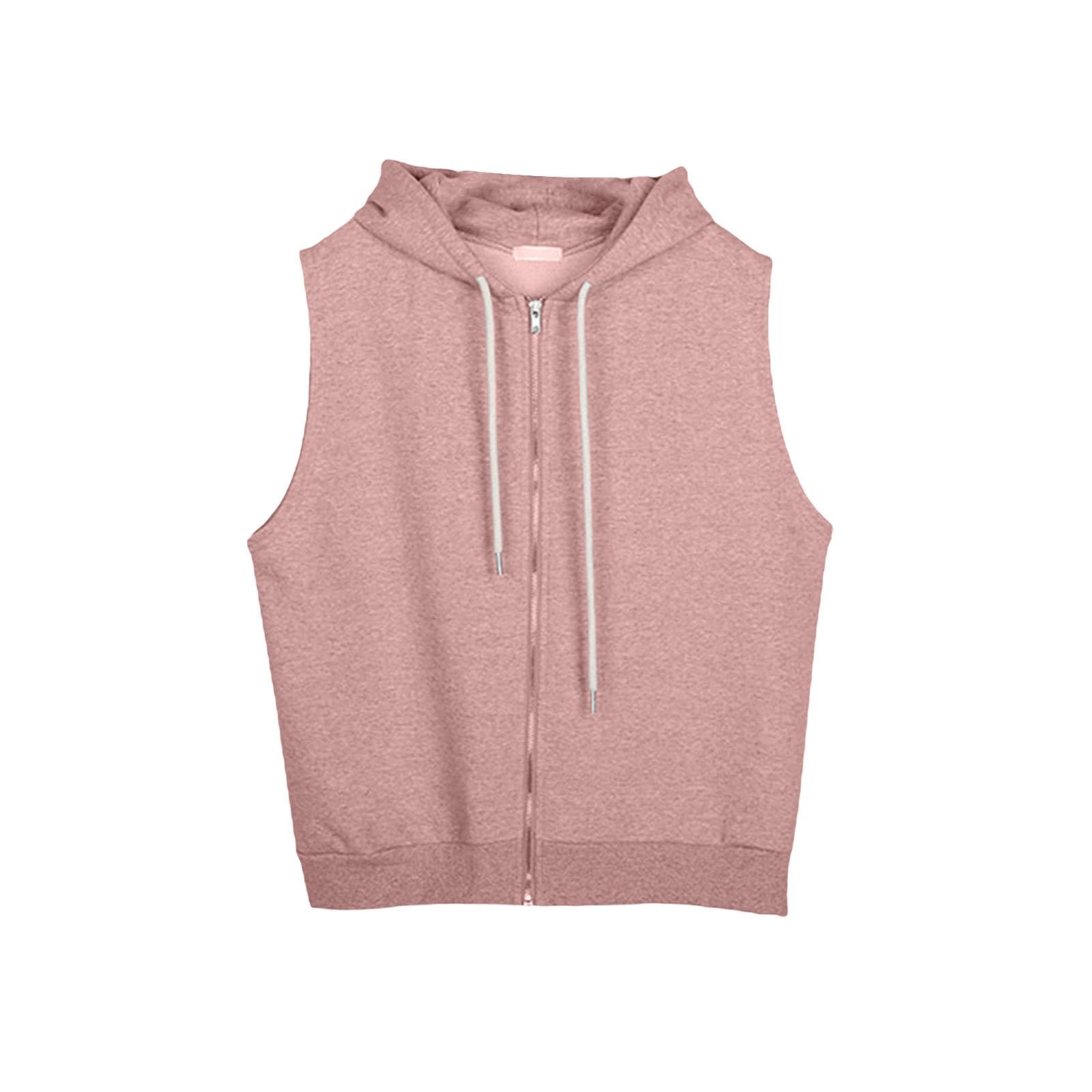 Générique Gilet sans Manche Femme Sweat À Capuche Femme Chaud