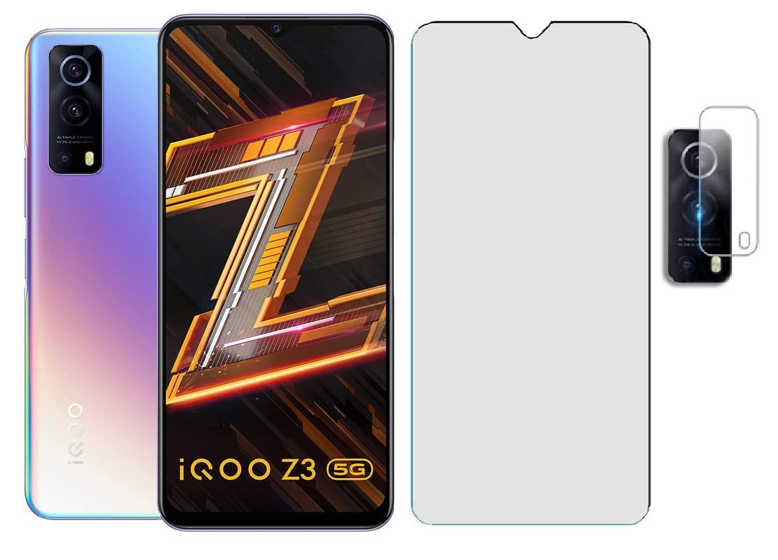 SHAKU Matte Finish Gaming Screen Guard Tempered Glass For iqoo-z3 With Perfect Camera Punch Hole Cut And Full Screen Coverage Except Edges(Pack of 1+1) (B09K5RZL1Q) Amazon Price History, Amazon Price Tracker