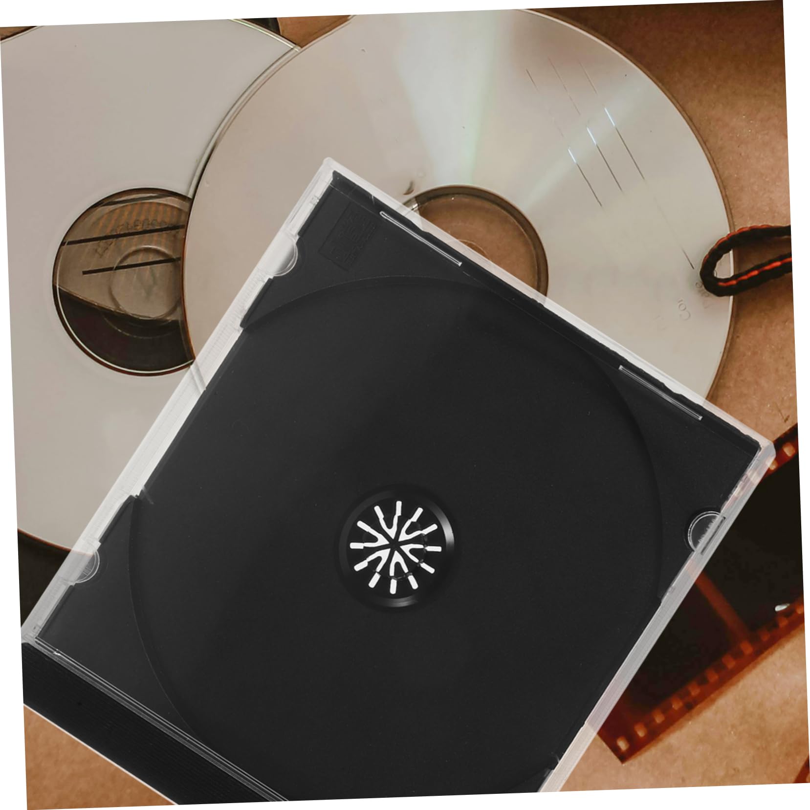 Alipis 25 Pz Custodia Cd Custodia Del Disco Portadisco Custodie Cd Del Organizer Porta Supporto Per Dvd Trasparente Per Custodie Per Plastica