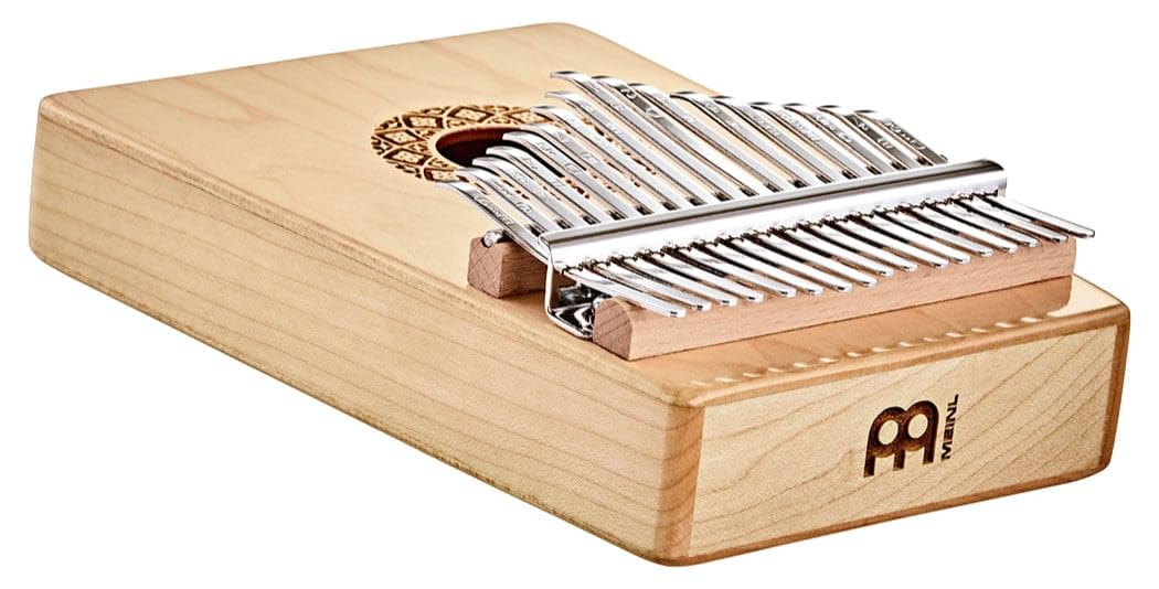 Sonic Energy Schallloch Kalimba – C-Dur, 17 Töne – Ahornholz – Für Meditation, Yoga, Percussion – Inkl. Zubehör (KL1709H)