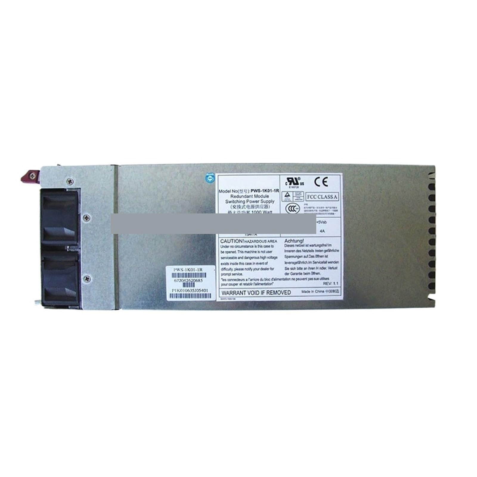 JJKKOZVQF Power Supply PWS-1K01-1R 1000W