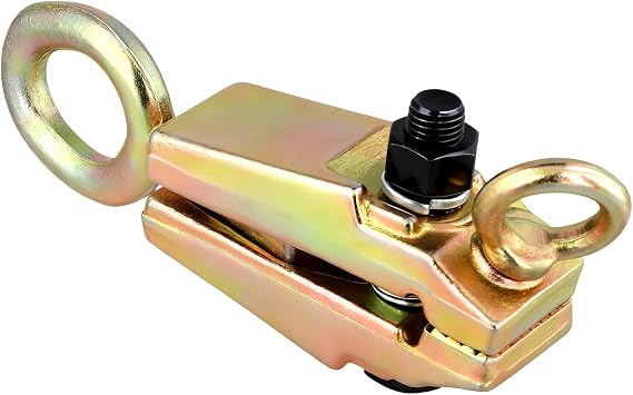 JEUIHAU 5 Ton 2-Way Auto Body Repair Clamp, Self-Tightening Frame Puller for Sheet Metal Maintenance and Collision Fixing