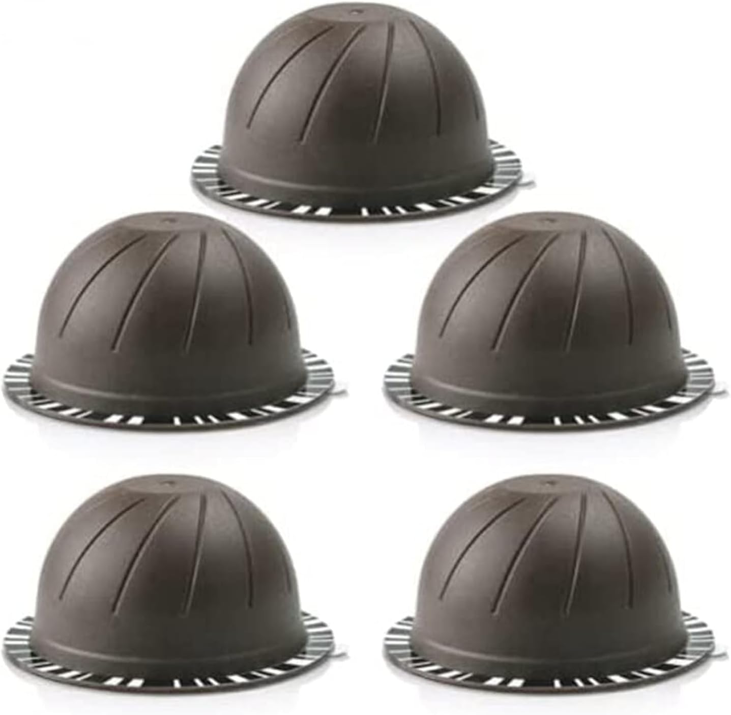 Reusable Using Coffee Capsule Fit For Nespresso Vertuo Vertuoline Refillable Pods - 5PCS