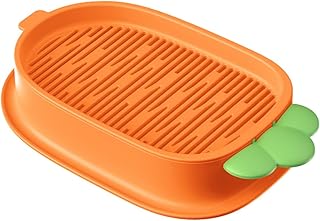 Hohopeti Caixa Hidroponia Vasos De Cenoura Para Viveiro De Plantas Caixa De Plantio Prático Plantador De Grama Para Gatos Catnip Caixa De Plantio Hidropônico Talheres Lanche Laranja