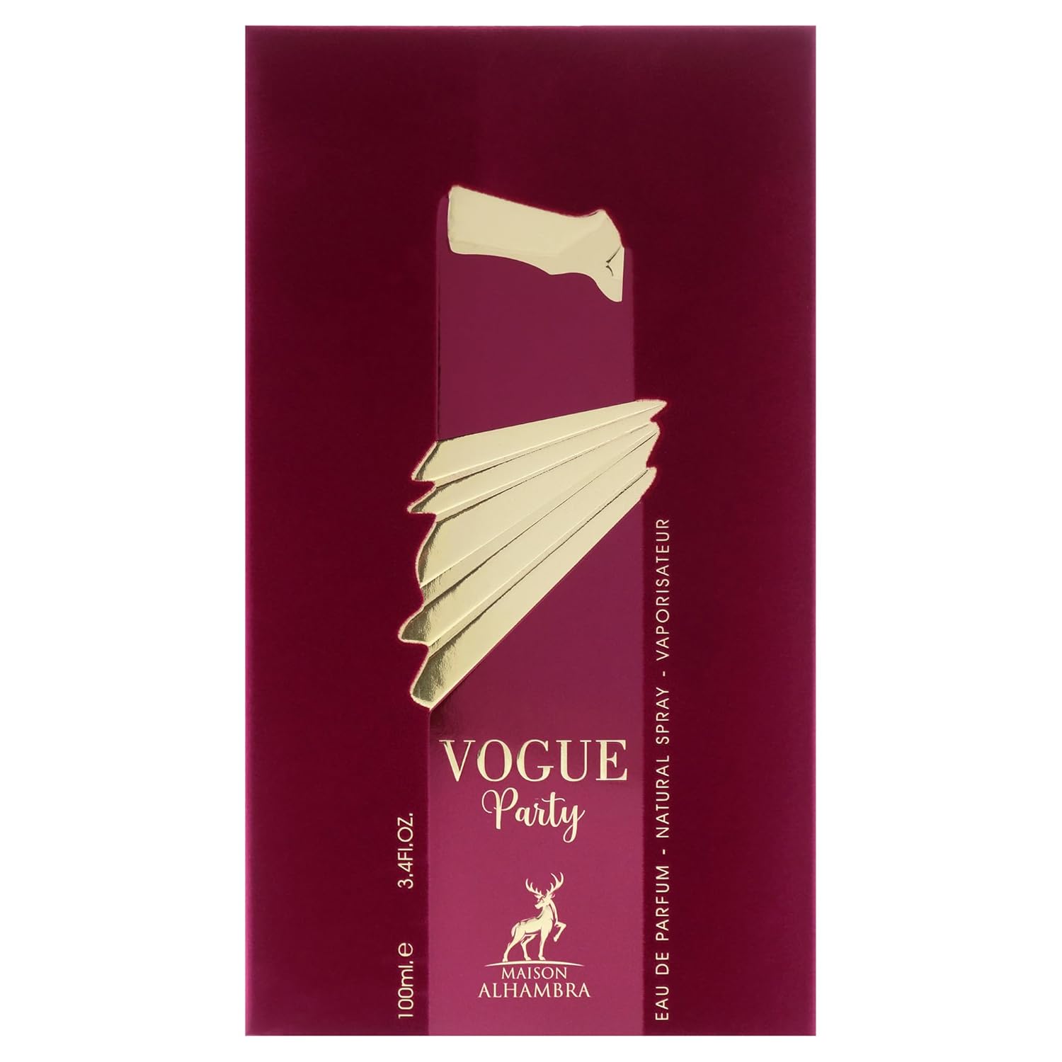 Vogue Party by Maison Alhambra for Women - 3.4 oz EDP Spray