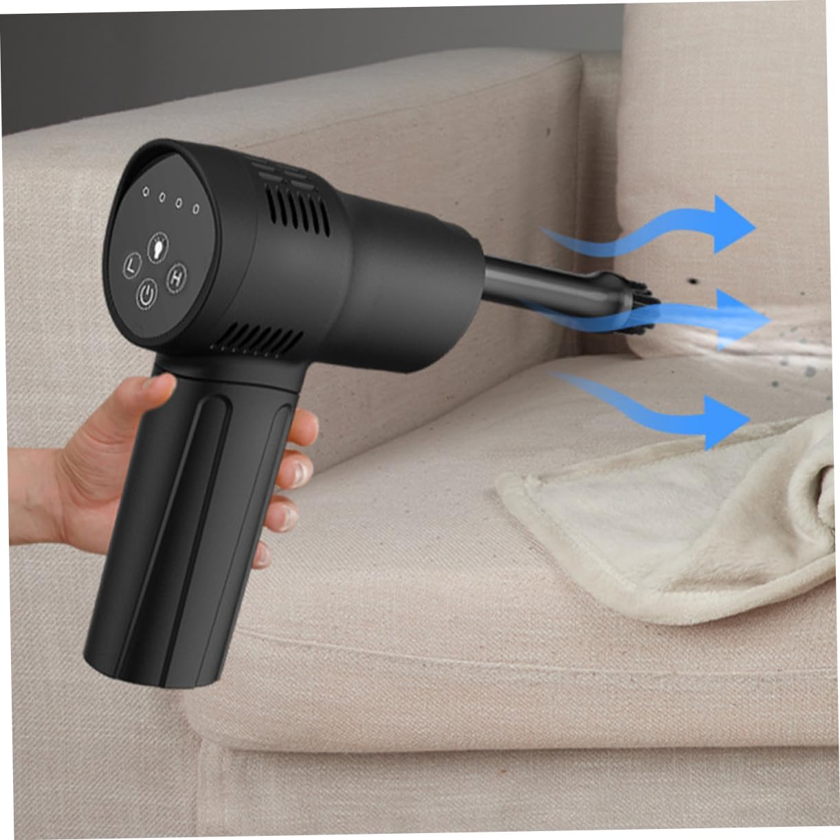 CHILDWEET Cordless Rechargeable Air Duster High-Power Electric Air Blower for Cleaning Computers Keyboards and Cameras Portable Lightweight and Efficient for Home and Car Use