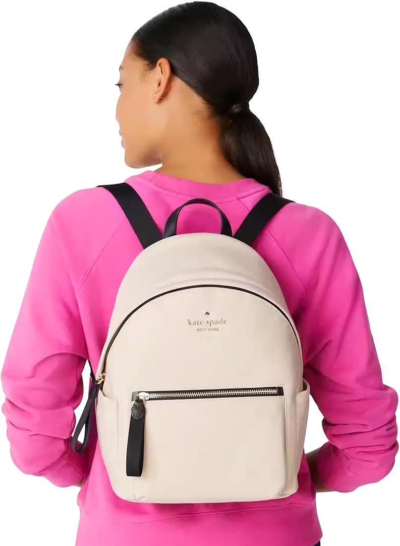 Buy Kate Spade New York Chelsea Medium Nylon Backpack, Warm Beige  
